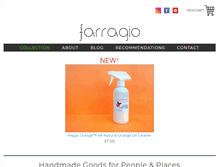 Tablet Screenshot of farragio.com